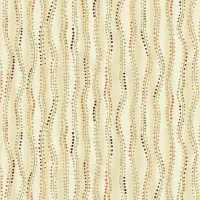 Makower Golden Cream Brown Spotty Dotty Print 
