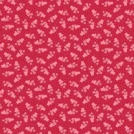 Makower Sweet Things Red Tone on Tone Flower Pot Print 