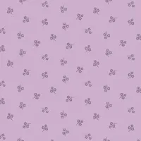 Makower Sweet Things Purple Tone on Tone Flower Sprig Print 