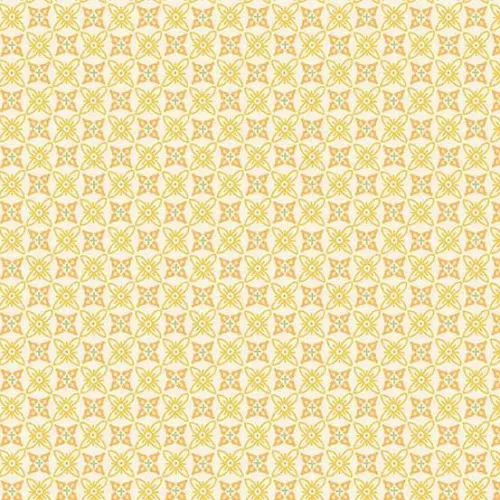 Makower Sweet Things Yellow & Orange Abstract Print 