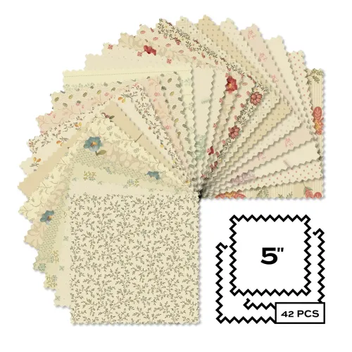 Makower 5" Charm Pack Laundry Line Edyta Sitar 